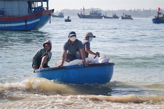 Gánh nặng mưu sinh của góa phụ làng biển