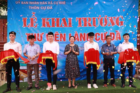 Thư viện làng Cự Đà mở cửa phục vụ cộng đồng