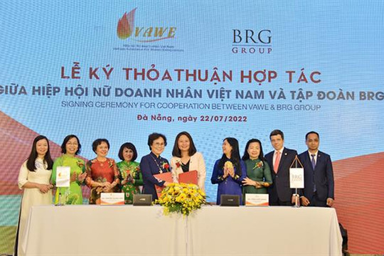 Tập đoàn BRG ký thoả thuận hợp tác với Hiệp hội nữ doanh nhân Việt Nam