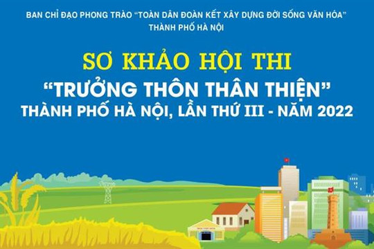 Chuẩn bị khai mạc Hội thi “Trưởng thôn thân thiện” thành phố Hà Nội lần thứ III - năm 2022.