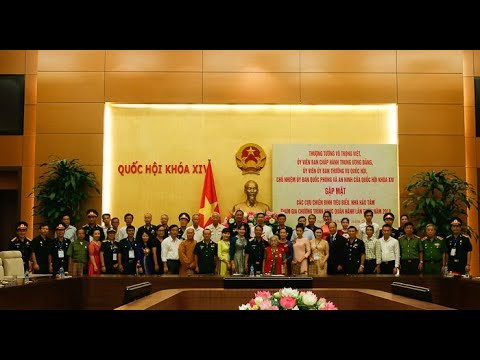 Thượng tướng Võ Trọng Việt gặp mặt Đoàn Đại biểu chương trình "Khúc quân hành", lần thứ V - 2019