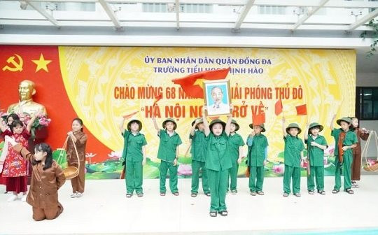 Trường Tiểu học Thịnh Hào kỷ niệm 68 năm Ngày giải phóng Thủ đô (10/10/1954 – 10/10-2022)