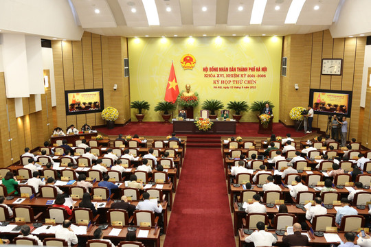 Kỳ họp thứ 10, HĐND Thành phố Hà Nội dự kiến xem xét, thông qua 53 nội dung