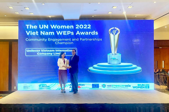 Unilever Việt Nam chiến thắng hạng mục “Bình đẳng giới tại cộng đồng và quan hệ đối tác” của giải thưởng về bình đẳng giới WEPs Awards 2022 