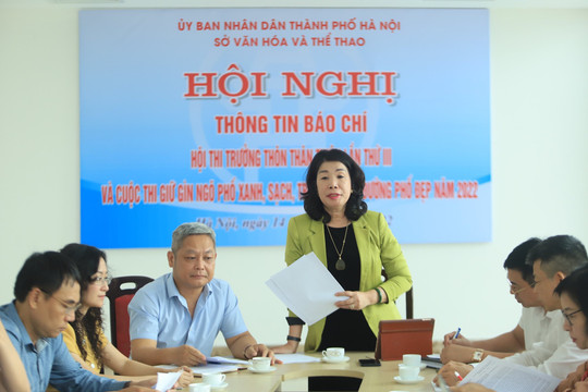 Chung khảo Hội thi “Trưởng thôn thân thiện” Thành phố Hà Nội lần III năm 2022