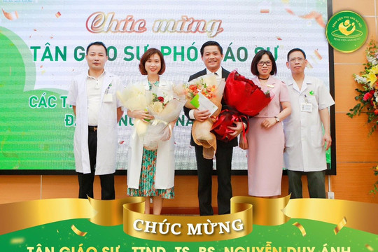 Thầy thuốc nhân dân - TS. BS. Nguyễn Duy Ánh được phong hàm Giáo sư