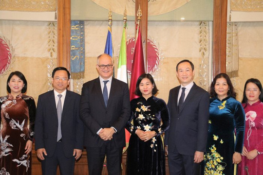 Thúc đẩy hợp tác giữa Hà Nội và các địa phương của Italy