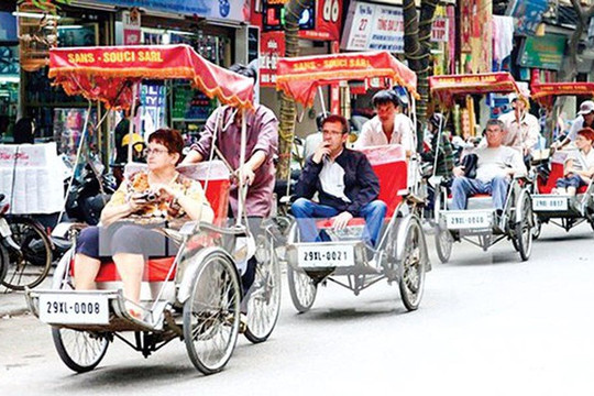 Du lịch bằng xích lô - "Đặc sản" của Thủ đô Hà Nội 