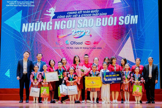 Vòng chung kết toàn quốc “Cùng Đức Việt và O´Food thắp sáng những ngôi sao buổi sớm” lần thứ VIII năm 2022