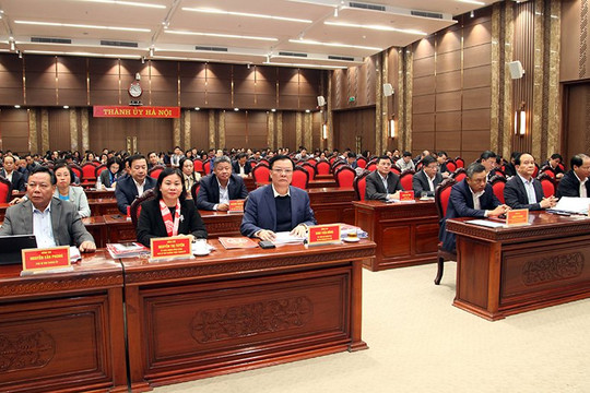 Thành ủy Hà Nội xây dựng chương trình, kế hoạch thực hiện Nghị quyết Trung ương 6