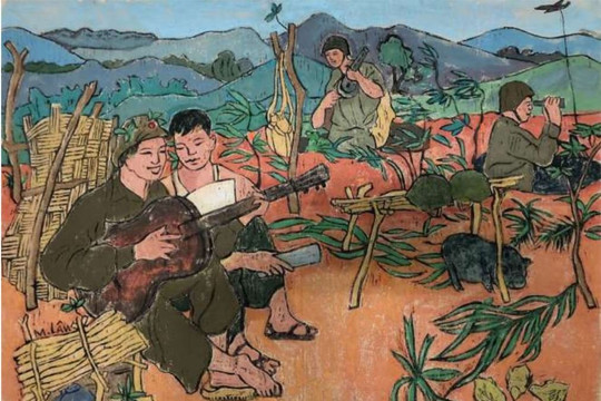 Khai mạc triển lãm “Tình quân dân” tại Bảo tàng Mỹ thuật Việt Nam
