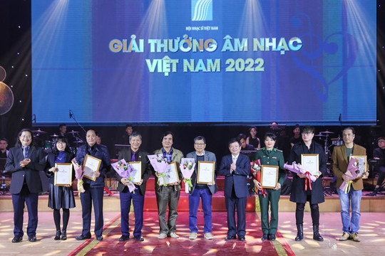 Trao giải thưởng Hội Nhạc sĩ Việt Nam năm 2022