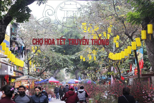 Hà Nội: Phân luồng giao thông phục vụ chợ hoa Tết Qúy Mão