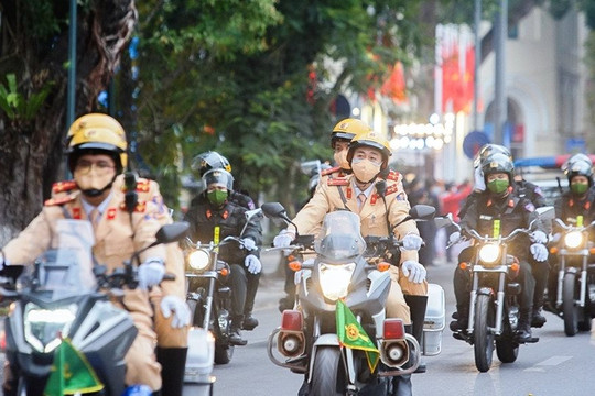 Hà Nội: Lễ phát động ra quân Năm An toàn giao thông 2023