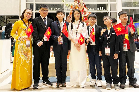 Học sinh quận Ba Đình giành 7 huy chương tại Olympic toán và khoa học quốc tế