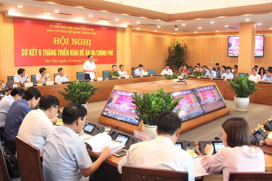 Chủ tịch TP Hà Nội làm Trưởng ban Ban Chỉ đạo thực hiện Đề án 06