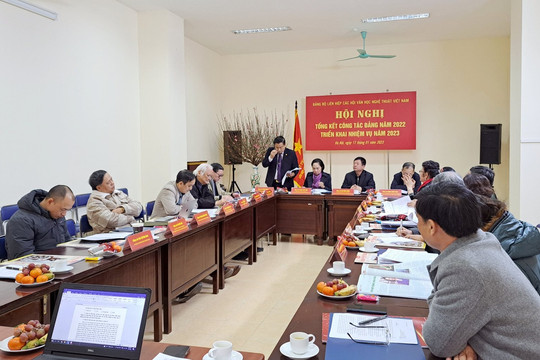 Nhìn lại công tác Đảng năm 2022 của Đảng bộ Liên hiệp các Hội Văn học nghệ thuật Việt Nam