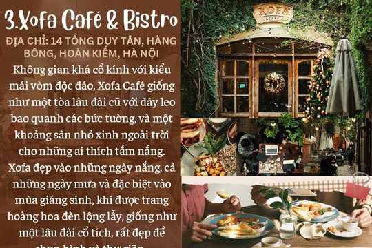 Top 5 quán cafe đẹp "đến là mê" ở Hà Nội