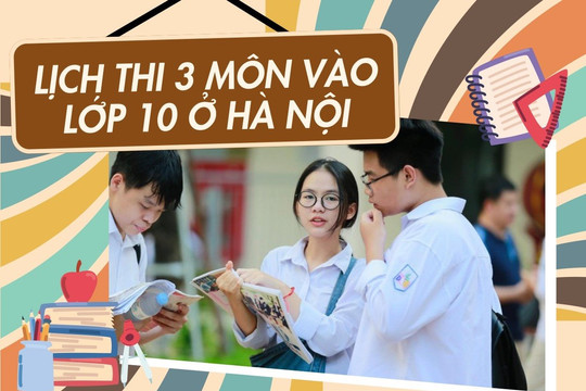 Lịch thi vào lớp 10 tại Hà Nội năm học 2023-2024