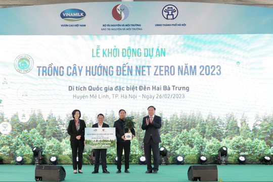 Hà Nội: Điểm khởi động cho dự án ''Trồng cây hướng đến Net Zero''
