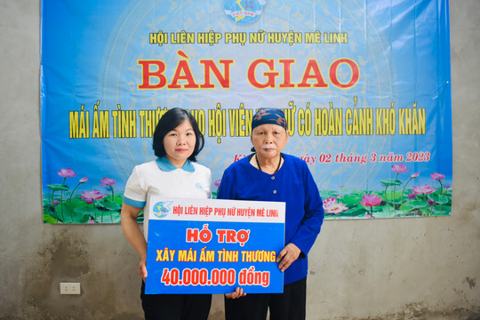 Hội LHPN huyện Mê Linh: Chung tay vì hội viên nghèo
