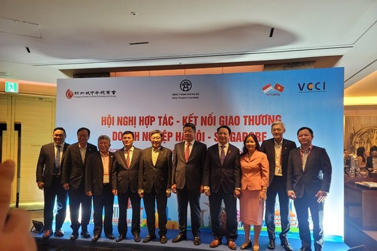 Hội nghị hợp tác - Kết nối giao thương doanh nghiệp Hà Nội - Singapore