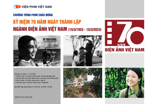 Triển lãm kỷ niệm "70 năm Điện ảnh Cách mạng Việt Nam"
