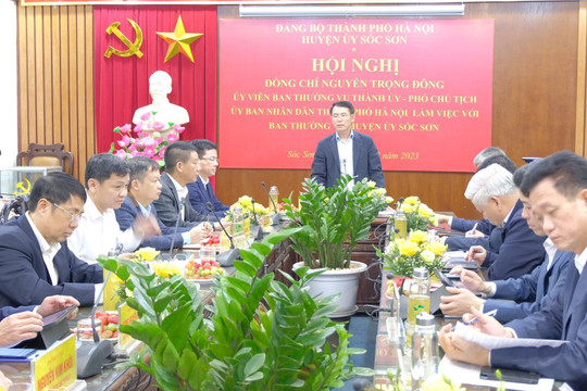 Xúc tiến đầu tư các dự án hạ tầng kỹ thuật - xã hội cho huyện Sóc Sơn