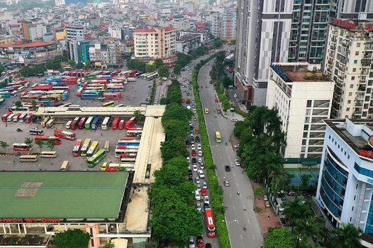 Hà Nội thí điểm cấm xe đi từ đường Phạm Hùng rẽ trái vào Nguyễn Hoàng, Tôn Thất Thuyết