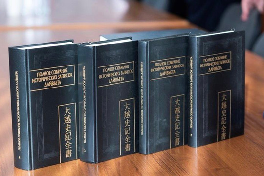 Ra mắt bộ “Đại Việt sử ký toàn thư” bản tiếng Nga