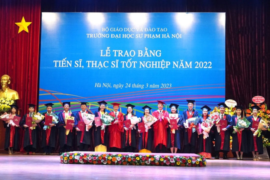 Trường Đại học Sư phạm Hà Nội có hơn 900 tân tiến sĩ, thạc sĩ năm 2022