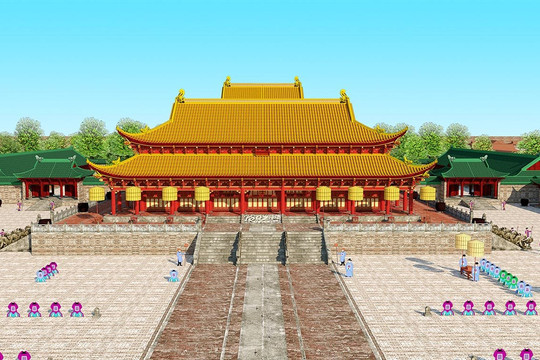 Năm 2023, Hà Nội bắt đầu trong lộ trình khôi phục không gian chính điện Kính Thiên