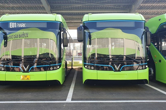 Vinbus là doanh nghiệp buýt duy nhất của Hà Nội đạt tiêu chí 5 sao