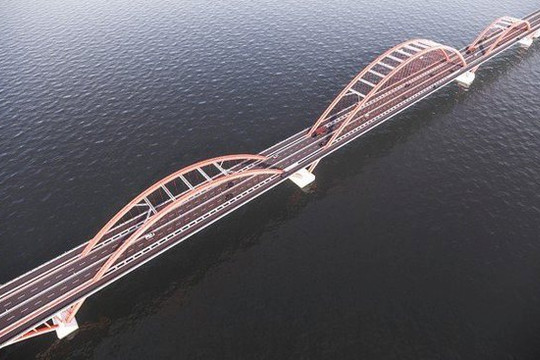 Hà Nội chi hơn 8  nghìn tỷ đồng xây cầu Thượng Cát bắc qua sông Hồng