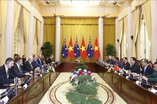 Việt Nam - Australia nâng cao quan hệ thành đối tác chiến lược toàn diện