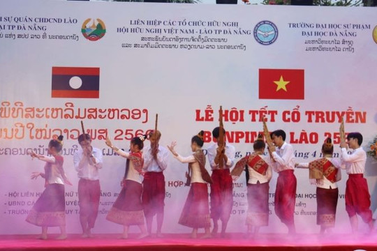 Lễ hội Tết cổ truyền Bunpimay Lào năm 2023 tại Đà Nẵng