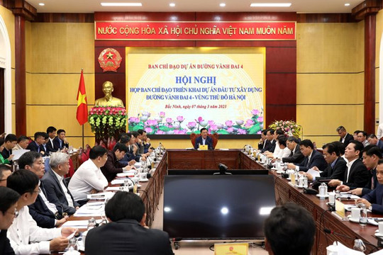 Cam kết bảo đảm thời gian khởi công đường Vành đai 4 - Vùng Thủ đô Hà Nội
