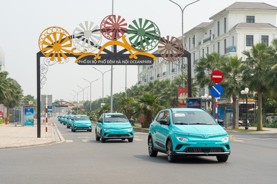 Taxi xanh SM chính thức hoạt động ở Hà Nội