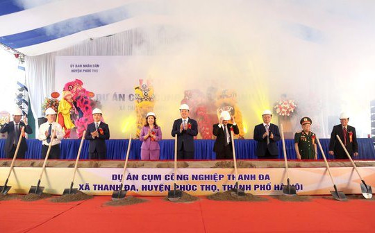 Hà Nội khởi công xây dựng Cụm công nghiệp Thanh Đa