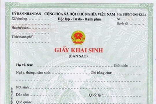 Thí điểm cấp bản điện tử giấy khai sinh, trích lục khai tử tại Hà Nội và Hà Nam