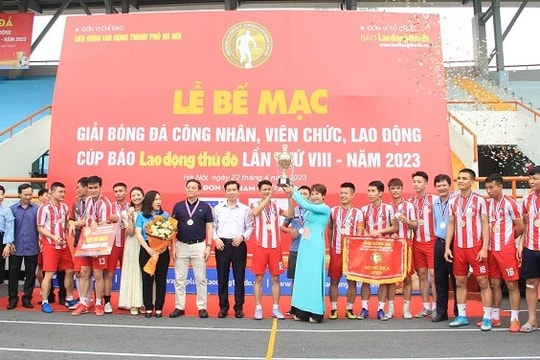 Bế mạc Giải bóng đá Cúp báo Lao động Thủ đô lần thứ VIII