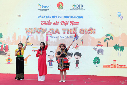 Học sinh Hà Nội đoạt giải Nhất bán kết sân chơi ''Thiếu nhi Việt Nam vươn ra thế giới''