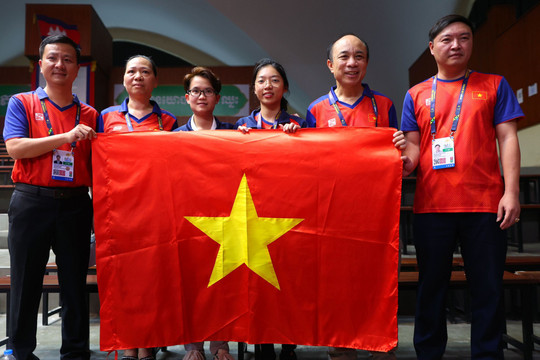 Cờ ốc Việt Nam giành huy chương vàng đầu tiên của SEA Games 32