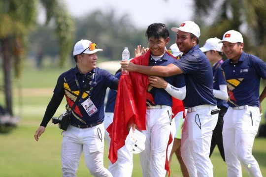 Vận động viên 15 tuổi giành Huy chương Vàng lịch sử cho golf Việt Nam tại SEA Games 32