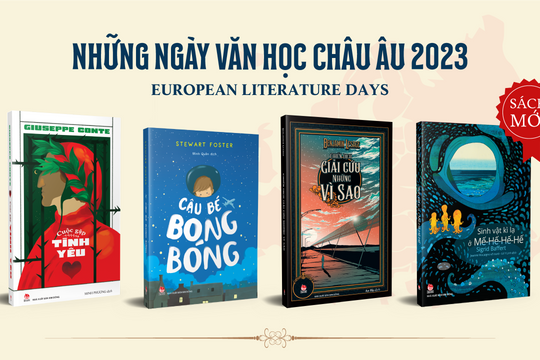 Nhiều tác phẩm văn học mới sẽ ra mắt trong “Những ngày Văn học châu Âu 2023”