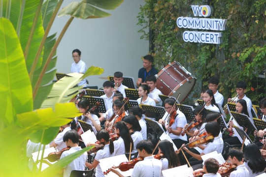 Dàn nhạc Giao hưởng trẻ Việt Nam hòa nhạc giúp trẻ em yếu thế