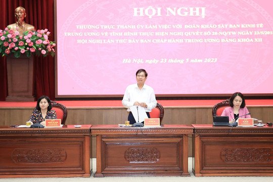 Hà Nội đi đầu trong thực hiện Nghị quyết số 28-NQ/TƯ về bảo hiểm xã hội
