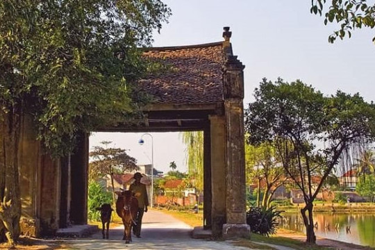 Cổng làng Mông Phụ (Thị xã Sơn Tây)
