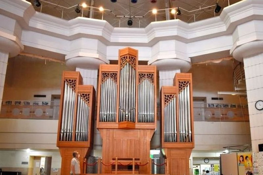 Chuyện ít ai biết về cây đại phong cầm nặng 9 tấn tại Nhà thờ lớn Hà Nội