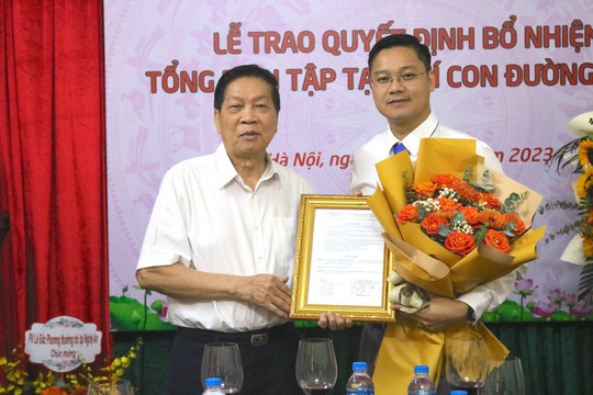Nhà báo Hoàng Minh Thành được bổ nhiệm làm Tổng Biên tập Tạp chí Con đường xanh